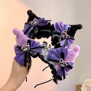 Trẻ em dễ thương Headband thu đông cho bé gái sang trọng Băng Đô Tai Mèo Phụ kiện tóc Lolita Headband