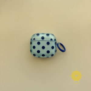 TPU Polka Dot Headset Soft Polka Dot Case For iPhone 15 Shockproof Charging Box Silicone Soft Cover