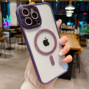 Casing iPhone 11 | 11 Pro | 11 Pro Max | 12 Pro Max | 13 | 13 Pro | 13 Pro Max Case Magsafe Glitter Ultra Hybird Elegant Gradasi Color