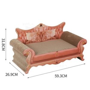 THPET ขนาดใหญ่ขึ้น ที่ฝนเล็บแมวกระดาษลูกฟูกแบบโซฟา BIG SIZE ที่ข่วนเล็บแมวที่ลับเล็บแมว