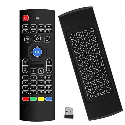ANDROID TV BOX WIRELESS REMOTE CONTROL KEYBOARD AIR MOUSE 2.4GHZ FOR ...
