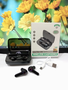 Handsfree Bluetooth Transparan TWS-200 Earphone Wireless 5.3 Headset Bass + LED