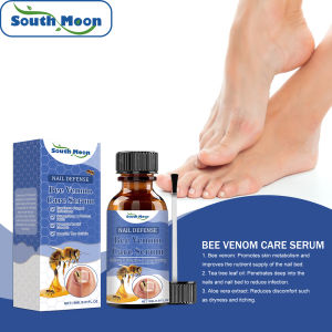 SOUTH MOON Bee Venom Nail Care Liquid  Bee Venom Care Serum Hand and Foot Nail Nutrition Gentle Cleaning and Repairing Nail Surface Care （15ml)