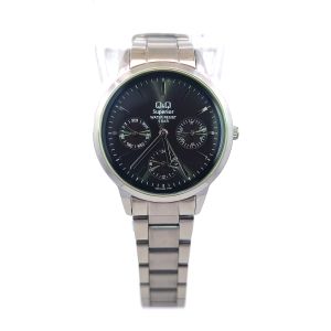 Q&Q Superior Multifunction Stainless Steel Watch (S303J202Y)