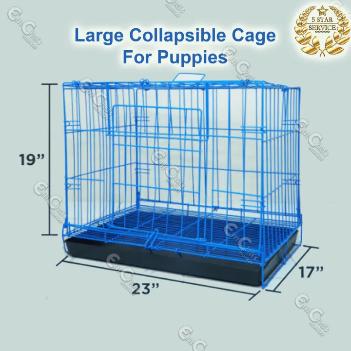 Dog cage with poop tray hotsell