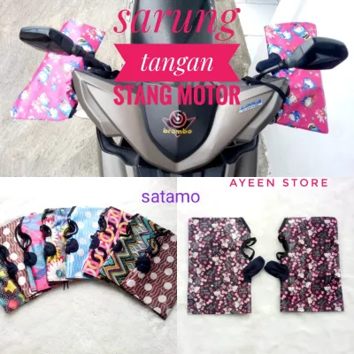 12 PASANG SARUNG TANGAN STANG MOTOR WANITA MOTIF KARAKTER DAN MOTIF KEMBANG/SARUNG TANGAN PELINDUNG