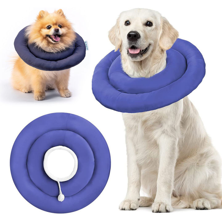 Comfy Pet Recovery Collar WaterResistant Soft Adjustable Protective