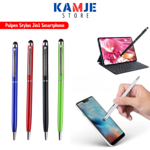 KAMJE Stylus Pen Universal Pulpen Pena 2in1 Android Smartphone Semua Hp