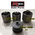 HIGH QUALITY Perodua Kelisa Kenari Rear Lower Arm Bush Set  1 Side = 1 Big + 2 Small + 1 Rubber. 