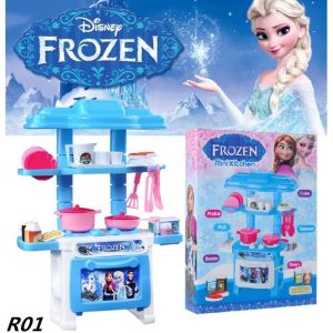 Kids Toys Frozen Elsa Pretend Play Toys Frozen Kitty Pony Hello Kitty Mini Kitchen Play Set Baby Smart Toy Early Learning Toy