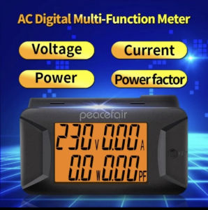 AC Digital Watt Meter PZEM-028 AC40-400V 100A Peace Fair PZEM 028 KWH Meter Volt Meter Amp Meter PF Meter