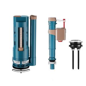 Nhà vệ sinh Phễu thoát nước van đầu vào hai nút ống thoát nước van nhà vệ sinh đầu vào và ổ cắm van nhà vệ sinh bồn chứa phụ kiện