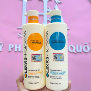 Bộ Dầu Gội Xả Olexrs Argan Oil Collagen Hair Salon Olex