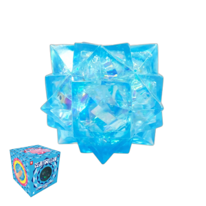 KARAFU Diamond Shiny Cube Squishy Squeezy Stress Ball Slow Rebounce Fidget Toy Endless Relaxation Squishy Cube Toys Sensory Toys