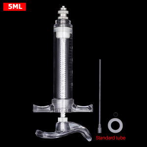 5/10/20/30/50/100ML injector Heavy duty Veterinary injection PVC feeder injector for pig chicken goat cow Piggery equipment