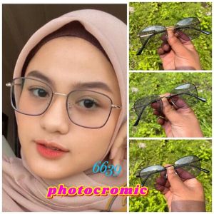 NEW KACAMATA PHOTOCROMIC TERMURAH PRIA/WANITA FREE BOX DAN LAP