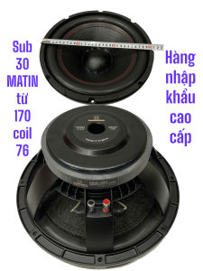 LOA SUB 30 MARTIN TỪ 170 COIL 76 VIỀN CHỈ ĐÓ XƯƠNG NHÔM - GIÁ 1 CÁI - HÀNG NHẬP CAO CẤP