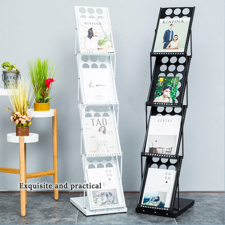 Foldable Magazine Display Rack Stand / Book Paper Brochure Leaflet ...