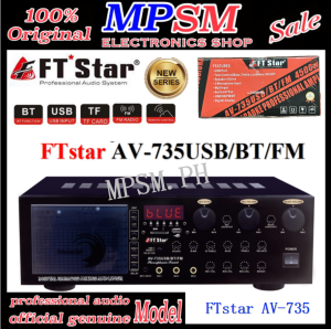 The FTstar Amplifier  AV-735 USB/BT/FM Amplifier Karaoke  with USB and Bluetooth ( AV 735 USB/BT/FM)