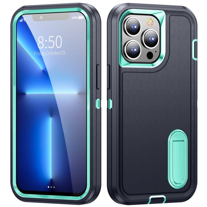 Heavy Armor Shockproof Defend Case For iPhone 14 15 13 Pro Max 12 Pro ...