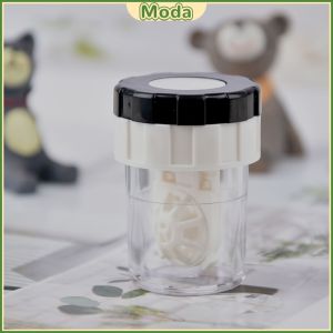 MODA Contact Lens Manual Cleaner Portable Rotating Case Glasses Cleaning Box