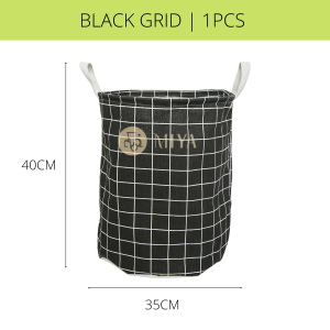 Foldable Laundry Basket Storage Box Waterproof With Handle For Clothes Storage Kotak Bakul Baju Kotor Kapasiti Besar