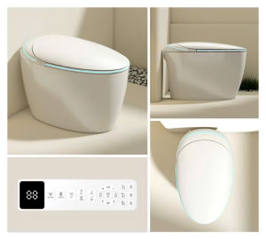 Bồn cầu thông minh XIAOMI MI-07 cao cấp bản Full màu Xám Bluetooth Rada tự động mở nắpcảm biến chân xịt rửa sấy đa chức năng - BH điện 2 năm