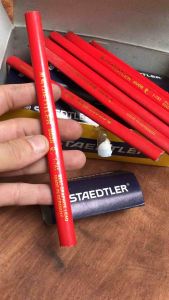 STAEDTLER ดินสอสเต็ดเลอร์ ดินสอตราพระจันทร์ ดินสอขีดไม้ สอขีดไม้ 100% ดินสอช่างไม้ สำหรับงานไม้