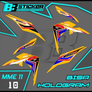 Striping Stiker Variasi Mio M3 BISA HOLOGRAM Setriping Setiker Sticker Semi Fullbody Mme 11