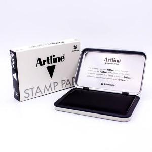 แท่นประทับ เบอร์ 0 สีดำ ตราปั๊ม แท่นปั๊ม อาร์ทไลน์  (56x90 มม.) 1 ชิ้น  ผ้าไม่ยุบ ใช้งานได้นาน