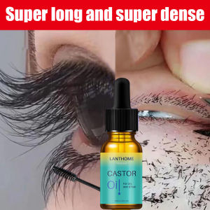 10ml Eyelash Enhancer Liquid Castor Oil Eyelash Growth Lift Lengthening Eyebrow Extension 100% Natural Harmless Castor Oil Eyelash Growth Liquid Grows Naturally Tall