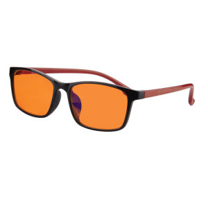 SHINU Mens eyeglasses blue light glasses Orange lenses 99% blocking anti blue computer gaming glasses anti radiation eyewear Sh014