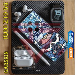iqoo z10 5g skin antijamur garskin motif bruce isi 2pcs bisa custom order motif/gambar premium promo termurah