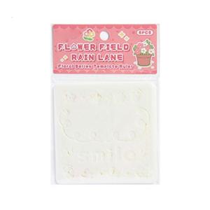 6ชิ้นแผ่นฉลุลายดอกไม้สำหรับภาพวาดบนผนังสมุดติดรูปดอกไม้แผ่นลายพิมพ์เล็บลายฉลุสำหรับสมุดภาพภาพวาด Stencils