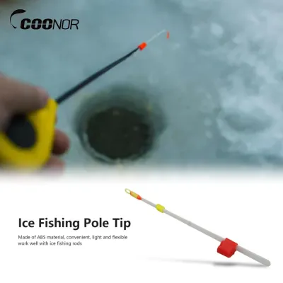 COONOR Fishing Rod Pole Tip ABS Portable Mini Ice Fishing Rod Top Tip for Ponds for Reservoirs