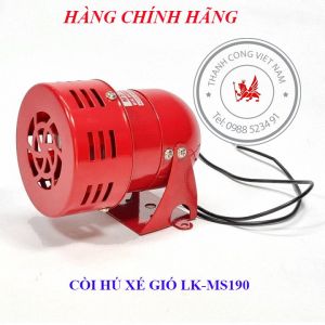 Còi hú báo động báo chống trộm chính hãng giá rẻ THÀNH CÔNG bảo hành 12 tháng có CO CQ Hóa đơn GTGT đầy đủ LK-MS190