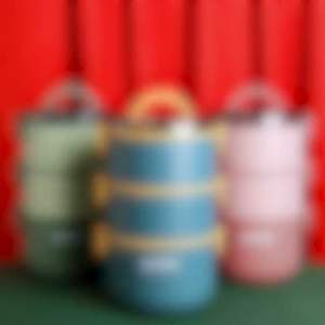 Clearance Stock✔️大促销Portable Stainless Steel 304 Thermal Lunch Box Container/不锈钢保温饭盒 清仓