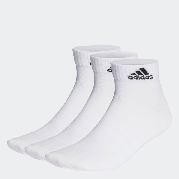 adidas Lifestyle Thin and Light Ankle Socks Pairs Unisex White