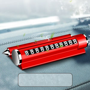 Búa thoát hiểm đa năng kèm bảng số điện thoại và sáp thơm khử mùi ô tô cao cấp