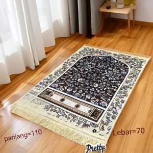 FOREVERSHOP02 - Sajadah Turki Bludru Motif Ukuran 110x70cm Cocok Untuk Menemani Ibadah B004