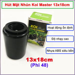 Hút mặt nhún mini cho hồ koi Master 13x18cm phi 48 (vận hành ổn định độ nhún rất nhạy nhựa ABS siêu bền và an toàn cho cá)