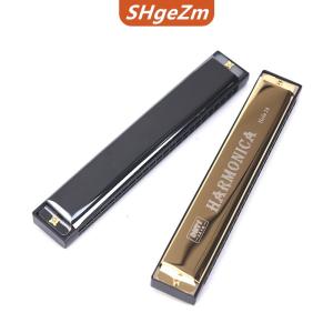 [COD] SHgeZm 24 lỗ khóa của C chơi harmonica tremolo Harmonica Organ Đôi Hàng Blues