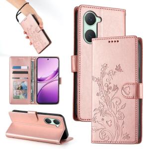 Luxury Casing For Vivo Y29 4G Y04 Y29s Y36 Y03 4G Y18 Y16 Y02s Y56 5G Y15S Y35 4G Y22 Y22s Y78 5G Y75 Y77 Y21 Y21S Y33 Butterfly Wallet Leather Card Flip Skin Stand Cover Case