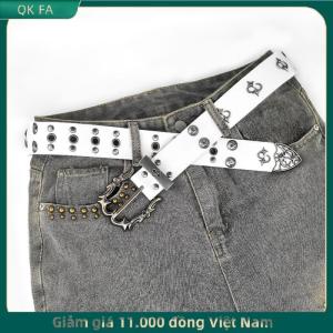QK FA ✨ Retro Người Đàn Ông Của Vành Đai Bohemian Phong Cách Thời Trang Cá Nhân Vành Đai Cho Nam Giới Phụ Nữ Punk Rock Y2K Thắt Lưng-Cho Quần Jean Dresses & Mặc Giản Dị