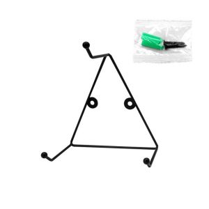 STARRY Space Saving Triangle Cup Holder Iron Wall Mounted Cup Storage Rack Multi-functional Black Triangle Mug Holder for Kitchen