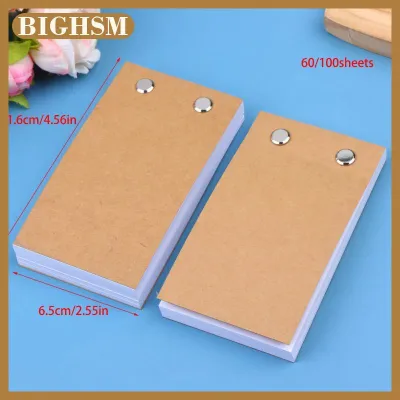 BIGHSM Blank Flip Book Kit 60 100 Sheets Animation Paper for LED Tracing Light Pad Kids Cartoon Drawing School Supplies