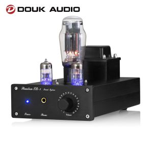 Douk Audio Stereo Vacuum Tube Headphone Amplifier Pure Class A Home Desktop Stereo Amp for HiFi Headsets