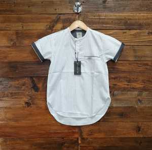 cod kurta anak motif polka kecil terbaru body panjang atasan best seller ukuran 2-12 tahun