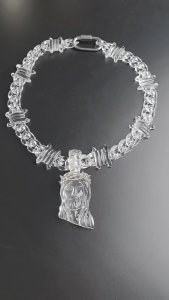 Cá nhân Vòng cổ phong cách punk nhựa hình trái xoan Vòng cổ dây đeo cổ Punk phong cách Đồ trang sức dây chuyền cổ trang trí cho phụ nữ