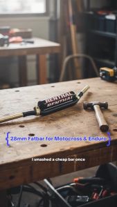 Twinwall 999 28mm Motorcycle Handlebar Universal Fat Bar Offroad Enduro Motocross Aluminum Alloy Racing Bar Upgrade